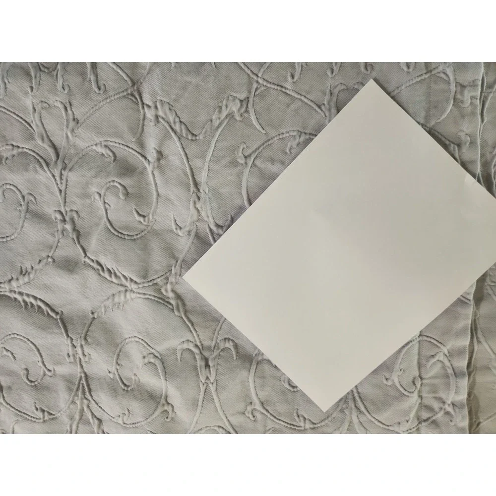 2/Pearl Gray Blue Frontgate Matelasse Euro Shams 100% Egyptian Cotton 27x25 READ